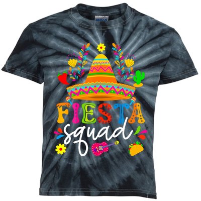 Cinco De Mayo Fiesta Squad Mexican Party Cinco De Mayo Party Kids Tie-Dye T-Shirt