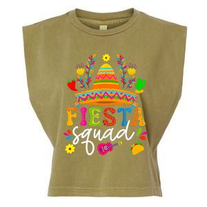 Cinco De Mayo Fiesta Squad Mexican Party Cinco De Mayo Party Garment-Dyed Women's Muscle Tee