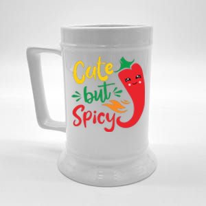 Cinco De Mayo Cute But Spicy Funny Hot Pepper Beer Stein