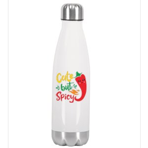 Cinco De Mayo Cute But Spicy Funny Hot Pepper Stainless Steel Insulated Water Bottle