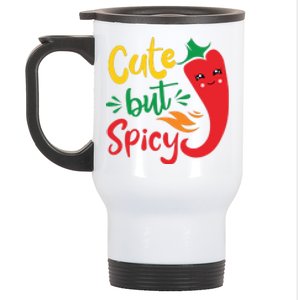 Cinco De Mayo Cute But Spicy Funny Hot Pepper Stainless Steel Travel Mug