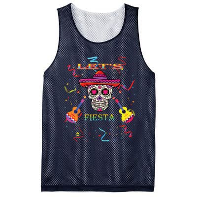 Cinco De Mayo Party Lets Fiesta Mexican Mesh Reversible Basketball Jersey Tank