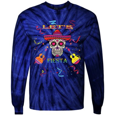 Cinco De Mayo Party Lets Fiesta Mexican Tie-Dye Long Sleeve Shirt