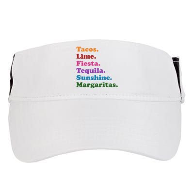 Cinco De Mayo Taco Fiesta Party Adult Drive Performance Visor