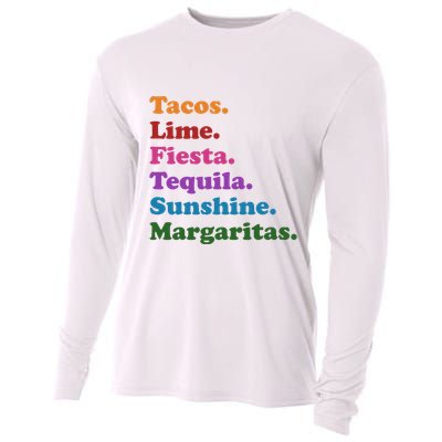 Cinco De Mayo Taco Fiesta Party Cooling Performance Long Sleeve Crew