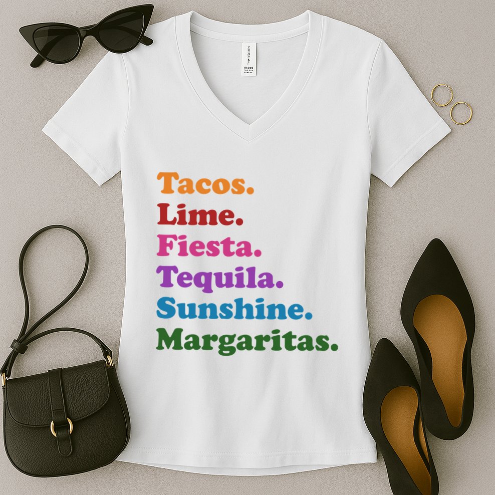 Cinco De Mayo Taco Fiesta Party Women's V-Neck T-Shirt