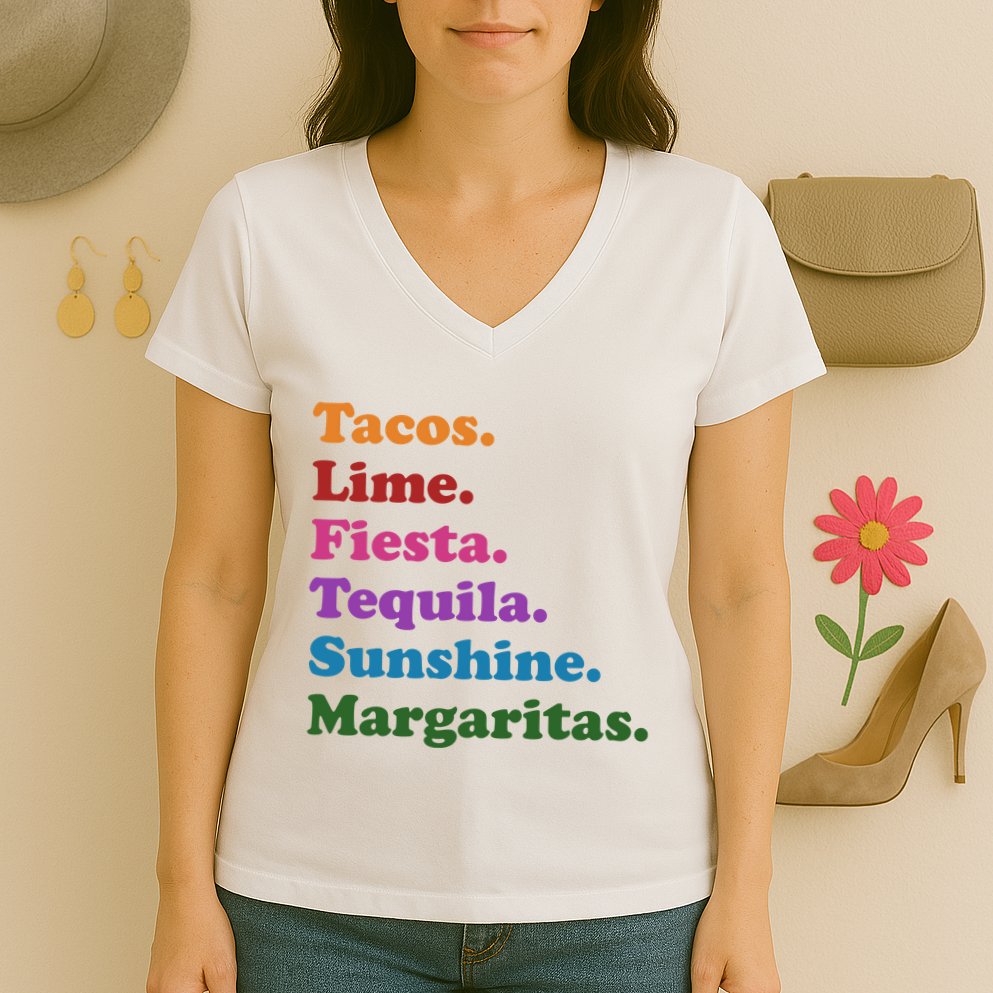 Cinco De Mayo Taco Fiesta Party Women's V-Neck T-Shirt