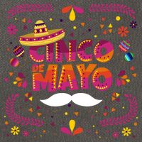 Cinco De Mayo Fiesta Mustache Cotton Canvas Backpack