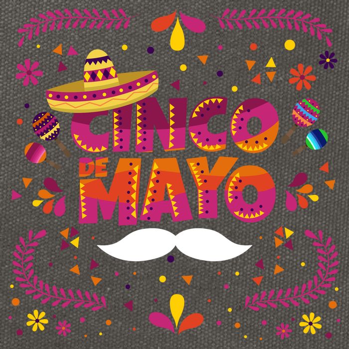 Cinco De Mayo Fiesta Mustache Cotton Canvas Backpack