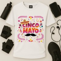 Cinco De Mayo Fiesta Mustache Performance Shirt