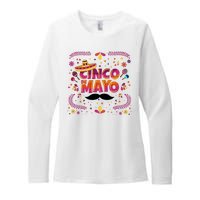 Cinco De Mayo Fiesta Mustache Womens CVC Long Sleeve Shirt