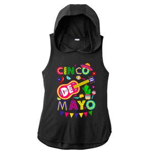 Cinco De Mayo Mexican Fiesta 5 De Mayo Funny Cinco De Mayo Ladies PosiCharge Tri-Blend Wicking Draft Hoodie Tank