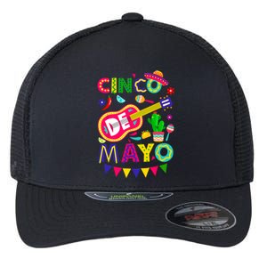 Cinco De Mayo Mexican Fiesta 5 De Mayo Funny Cinco De Mayo Flexfit Unipanel Trucker Cap