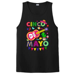 Cinco De Mayo Mexican Fiesta 5 De Mayo Funny Cinco De Mayo PosiCharge Competitor Tank