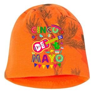 Cinco De Mayo Mexican Fiesta 5 De Mayo Funny Cinco De Mayo Kati - Camo Knit Beanie