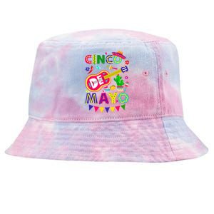 Cinco De Mayo Mexican Fiesta 5 De Mayo Funny Cinco De Mayo Tie-Dyed Bucket Hat