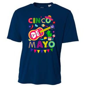 Cinco De Mayo Mexican Fiesta 5 De Mayo Funny Cinco De Mayo Cooling Performance Crew T-Shirt