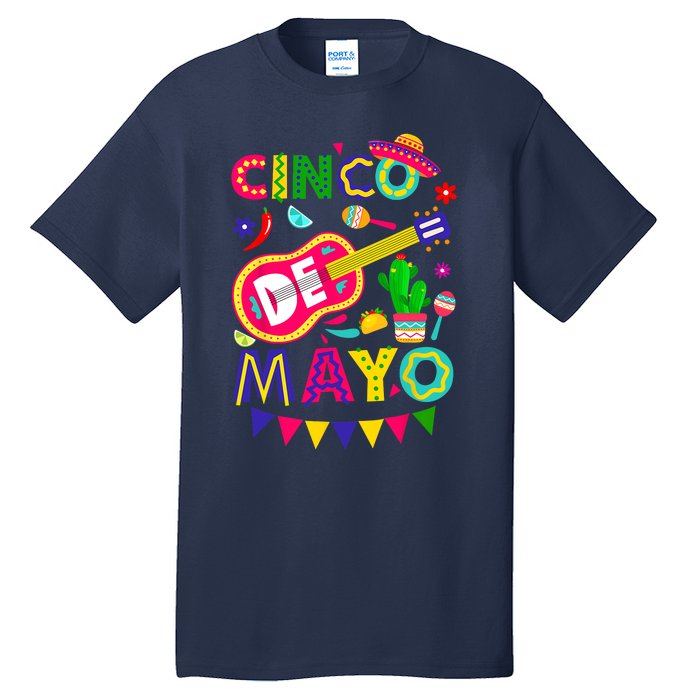 Cinco De Mayo Mexican Fiesta 5 De Mayo Funny Cinco De Mayo Tall T-Shirt