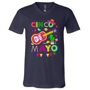 Cinco De Mayo Mexican Fiesta 5 De Mayo Funny Cinco De Mayo V-Neck T-Shirt