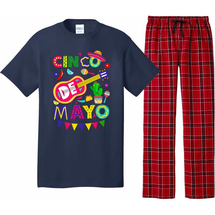 Cinco De Mayo Mexican Fiesta 5 De Mayo Funny Cinco De Mayo Pajama Set