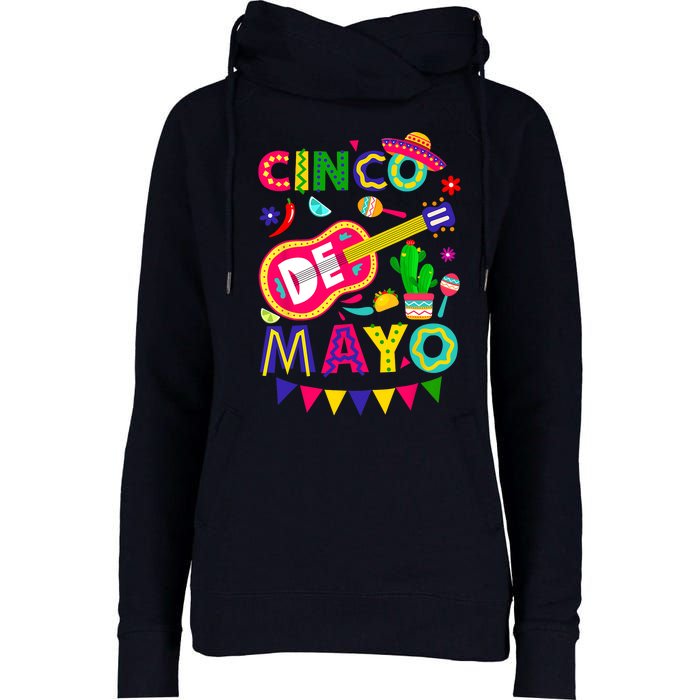 Cinco De Mayo Mexican Fiesta 5 De Mayo Funny Cinco De Mayo Womens Funnel Neck Pullover Hood