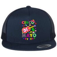 Cinco De Mayo Mexican Fiesta 5 De Mayo Funny Cinco De Mayo Flat Bill Trucker Hat