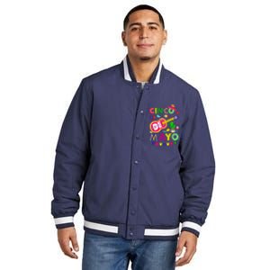 Cinco De Mayo Mexican Fiesta 5 De Mayo Funny Cinco De Mayo Insulated Varsity Jacket