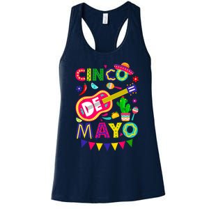 Cinco De Mayo Mexican Fiesta 5 De Mayo Funny Cinco De Mayo Women's Racerback Tank