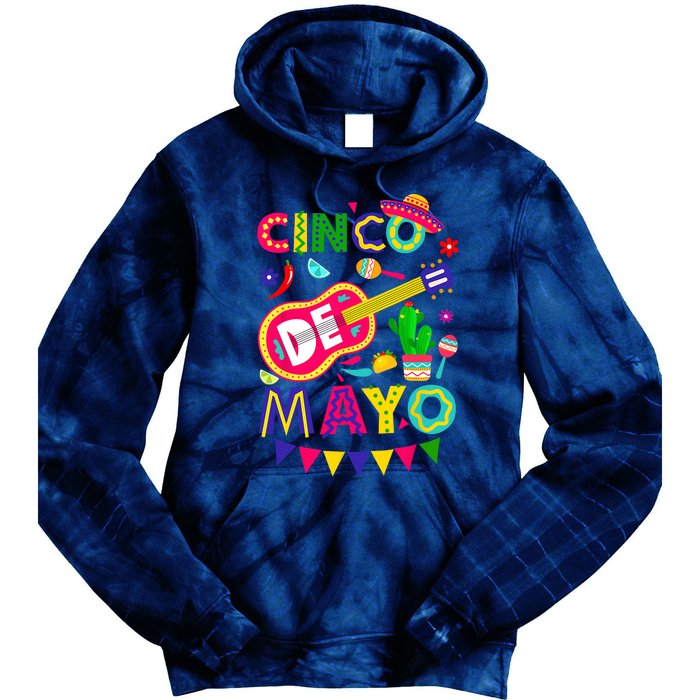 Cinco De Mayo Mexican Fiesta 5 De Mayo Funny Cinco De Mayo Tie Dye Hoodie