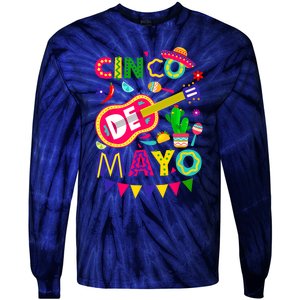 Cinco De Mayo Mexican Fiesta 5 De Mayo Funny Cinco De Mayo Tie-Dye Long Sleeve Shirt