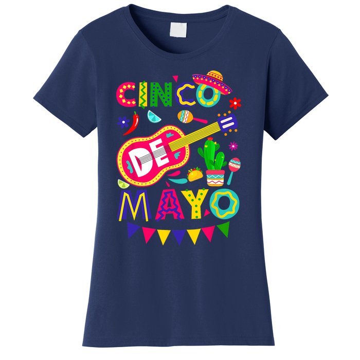 Cinco De Mayo Mexican Fiesta 5 De Mayo Funny Cinco De Mayo Women's T-Shirt