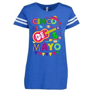 Cinco De Mayo Mexican Fiesta 5 De Mayo Funny Cinco De Mayo Enza Ladies Jersey Football T-Shirt