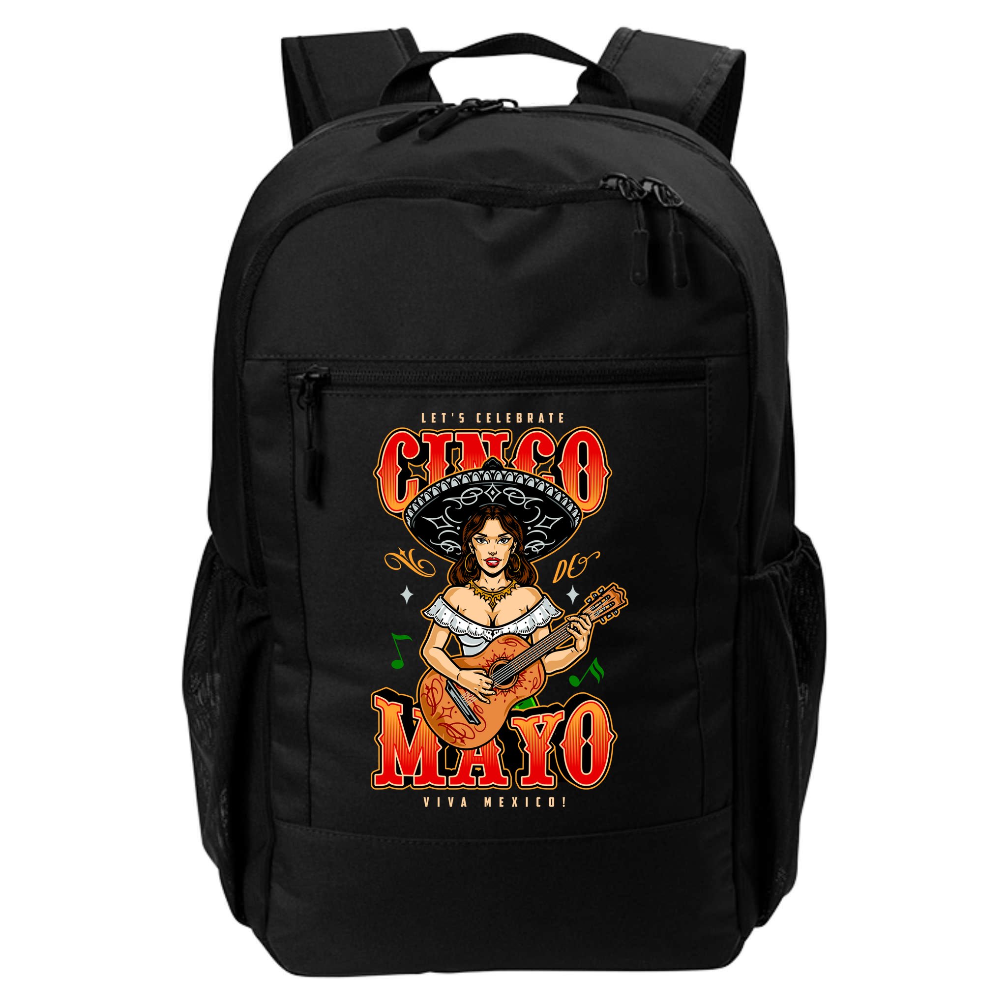 Cinco De Mayo Women Playing Banjo Backpack