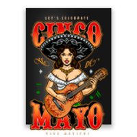 Cinco De Mayo Women Playing Banjo Poster