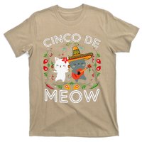 Cinco De Meow Mexican Kawaii Cat Kitten T-Shirt