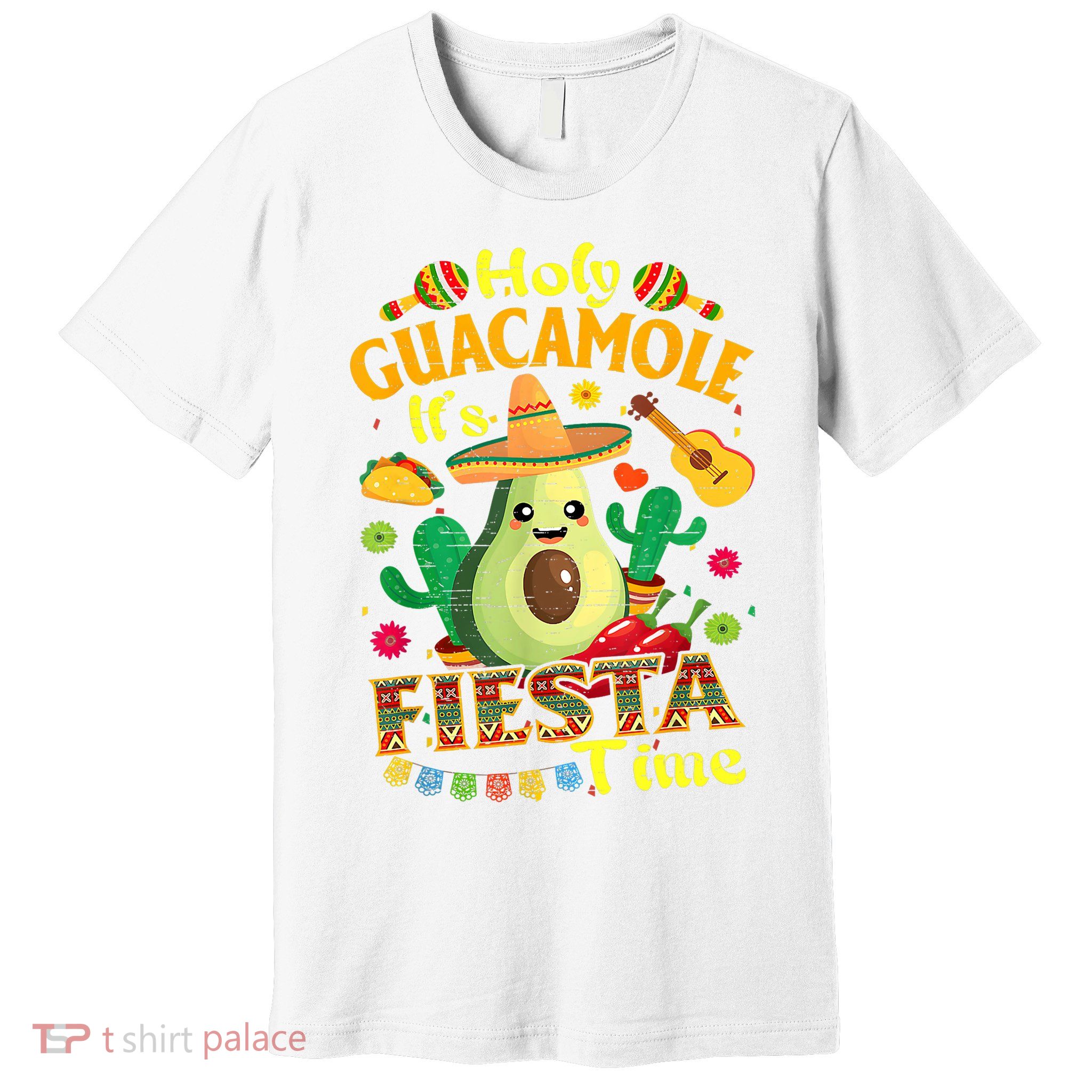 Cinco De Mayo Mexican Holy Guacamole Fiesta Time  Premium T-Shirt