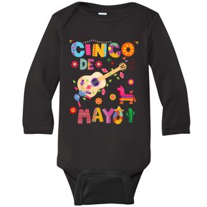 Cinco De Mayo Mexican Fiesta 5 De Mayo Gift Baby Long Sleeve Bodysuit