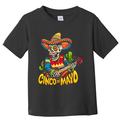 Cinco De Mayo Mexican Lets Fiesta 5 De Mayo Gift Design Toddler T-Shirt