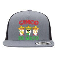 Cinco De Mayo Gnome Tacos Mexican Gift Cute Gnome Flat Bill Trucker Hat