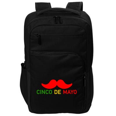 Cinco De Mayo Mustache Fiesta Impact Tech Backpack