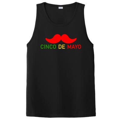 Cinco De Mayo Mustache Fiesta PosiCharge Competitor Tank