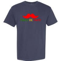 Cinco De Mayo Mustache Fiesta Garment-Dyed Heavyweight T-Shirt