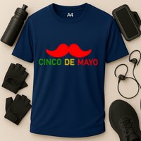 Cinco De Mayo Mustache Fiesta Performance Shirt
