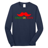 Cinco De Mayo Mustache Fiesta Long Sleeve Shirt