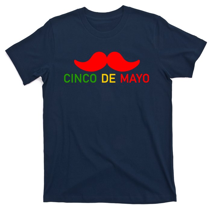 Cinco De Mayo Mustache Fiesta T-Shirt