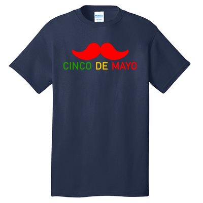 Cinco De Mayo Mustache Fiesta Tall T-Shirt