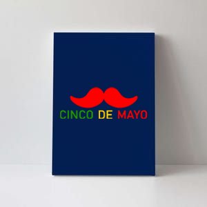 Cinco De Mayo Mustache Fiesta Canvas