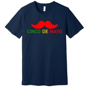 Cinco De Mayo Mustache Fiesta Premium T-Shirt