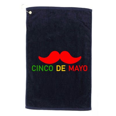 Cinco De Mayo Mustache Fiesta Golf Towel