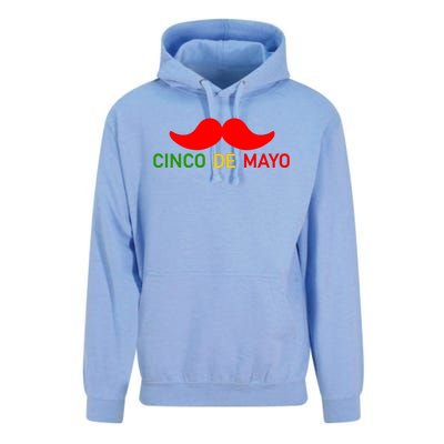 Cinco De Mayo Mustache Fiesta Unisex Surf Hoodie